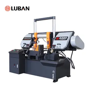 منشار بشريط من LUBAN ماكينة نشر بأفقية مثالية ماكينة قطع بزاوية 45 درجة طراز GB4235X