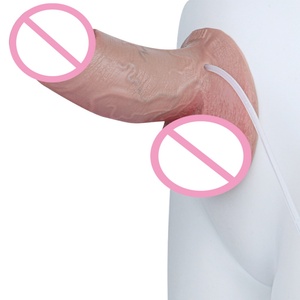 FAAK Inflatable Ejaculation <b>Dildo</b> Silicone Realistic Penis Fantasy Wholesale Female Masturbator Squirting <b>Dildo</b> Adult Sex Toys - Product Image 5