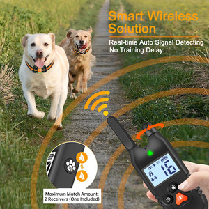Collar de Adiestramiento <span class=keywords><strong>para</strong></span> <span class=keywords><strong>Perros</strong></span> Recargable P30V con Dos Collares y Control Remoto, Apto <span class=keywords><strong>para</strong></span> Múltiples <span class=keywords><strong>Perros</strong></span> en el Hogar - Product Image 3