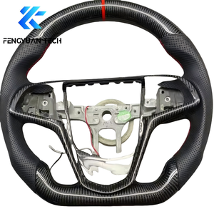 Volante de Fibra de Carbono Forjado para <span class=keywords><strong>Cadillac</strong></span> <span class=keywords><strong>Cts</strong></span> v Ats Ct5 Xt6 Ct4 <span class=keywords><strong>Cts</strong></span>-v <span class=keywords><strong>3.6</strong></span> F1 Srx STS XTS Escalade Coupe 2016 2008 2004 - Product Image 3