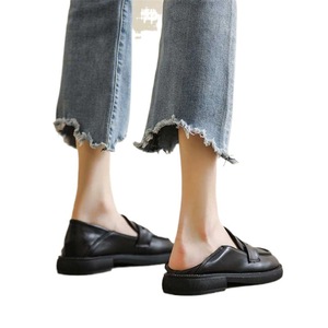 รองเท้าโลฟเฟอร์ผู้หญิง Blueyini สีดำ ไซส์ 41 ส้นกลาง พื้นนุ่ม สวมใส่สบาย - Product Image 5