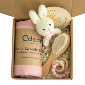 Venta al por mayor de Cajas de Regalo de 0 a 3 años con edredón de bebé <span class=keywords><strong>mordedor</strong></span> de seguridad para bebé juguetes para masticar - Product Image 1