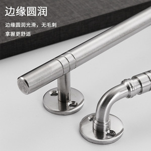 Stainless Steel T Shaped Drawer Handles Brushed Modern Design For Furniture Cabinet Door Hardware - Product Image 4