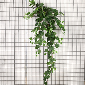 Plantas Artificiales Colgantes Resistentes a los Rayos UV, Decoración de <span class=keywords><strong>Interiores</strong></span> con Aspecto Realista, Paneles de Cerca Artificiales de Lujo <span class=keywords><strong>para</strong></span> Exteriores - Product Image 4