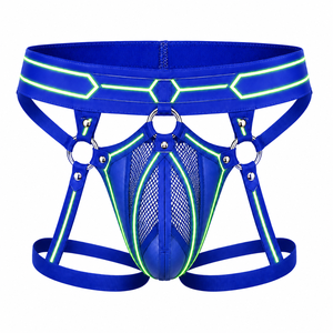 Calzoncillos de Hombre con Luces LED de Neón, Ajustables, con Tirantes Tipo Jockstrap y Personalización OEM para Tallas Grandes, Ideales para Fiestas y Vida Nocturna - Product Image 1