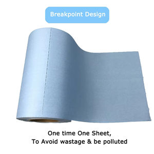 Vendita calda di alta qualità pesante salviette industriali blu industriali per pulire il rotolo di stoffa - Product Image 2