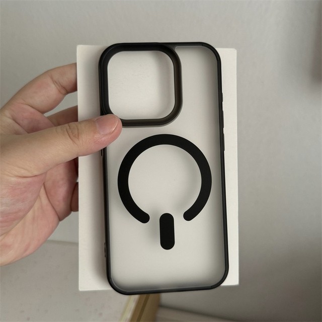 New Mobile Phone Accessories Transparent Protective case Tpu Pc Shockproof Magnetic Phone case for Iphones 15 Pro Max