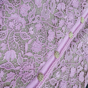 Nouvelle dentelle guipure double face en tissu pour robes longues de femme, accessoires de robe de soirée et de mariage - Product Image 3