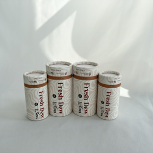 Boîte d'emballage de produit dégradable fabriquée à partir de tubes ronds en papier de baume à lèvres push-up Conteneur de bâton de déodorant nouveau design - Product Image 1