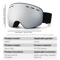 Lunettes de ski photochromiques CE, protection UV400, lunettes de sécurité pour le ski, lunettes de snowboard, verres polarisés, lunettes de sport pour la neige, personnalisables