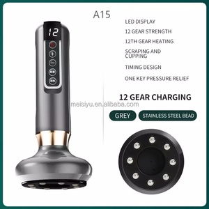 Masajeador Corporal de 12 Velocidades con Ventosas, Guasha y Calentamiento por Vacío - Product Image 3