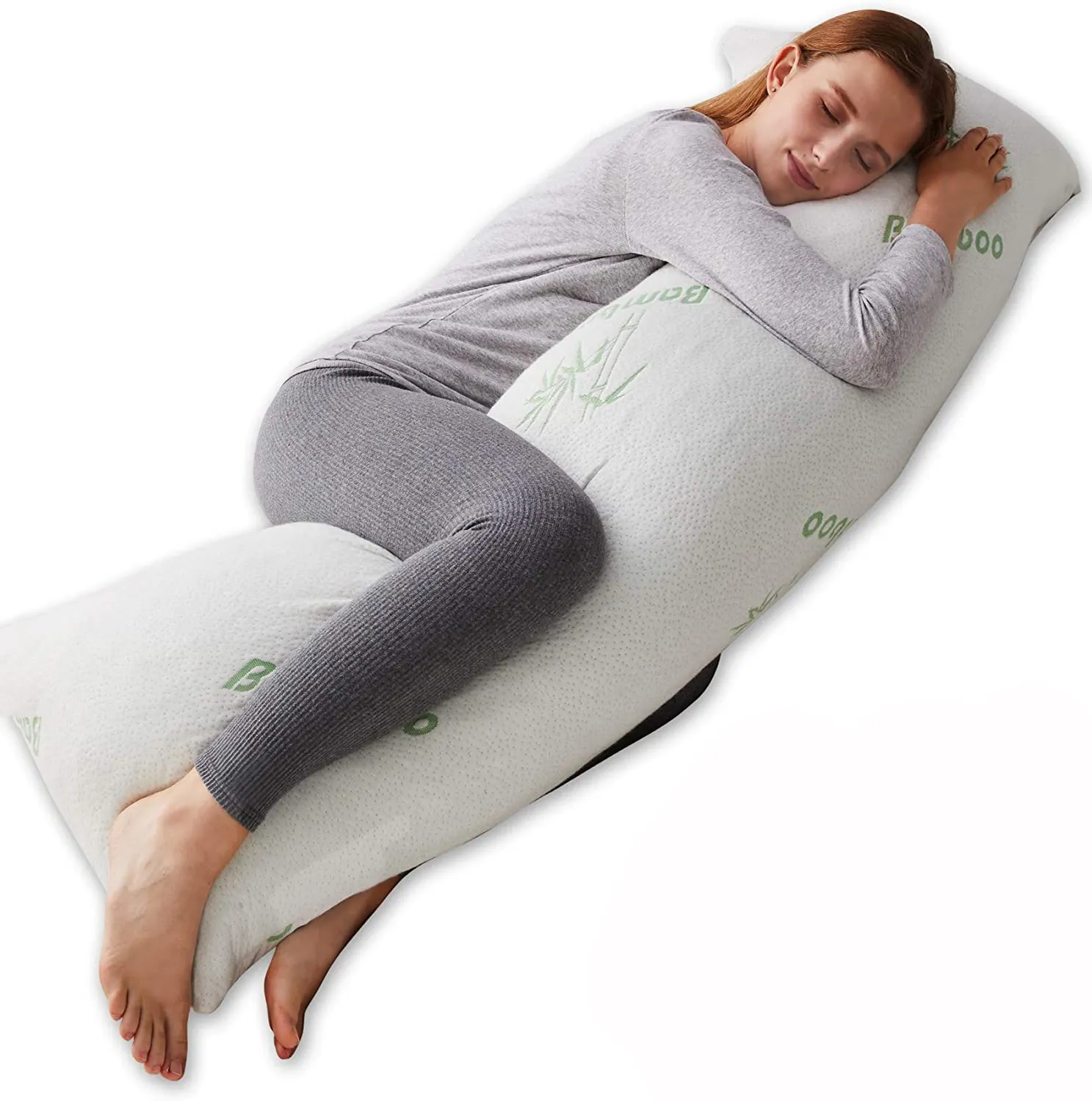Dakimakura Water Proof Anime Long Full Body Pillowcase Pillow Cover for Pregnancy Bedroom OEM Solid Knitted 14x39inch or Custom