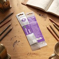 Sachet en polypropylène nacré à fermeture à rabat Euro Slot, idéal pour l'affichage de boucles d'oreilles, colliers, bracelets et perles – Vente directe usine