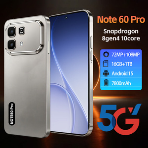 สมาร์ทโฟน Android 15 5G รุ่น Note60 Pro กล้อง 72MP+108MP แบตเตอรี่ 7800mAh หน่วยความจำ 16GB+1TB รองรับ 2 ซิม ใช้งานได้พร้อมกัน ระบบสแกนใบหน้าและลายนิ้วมือ - Product Image 1