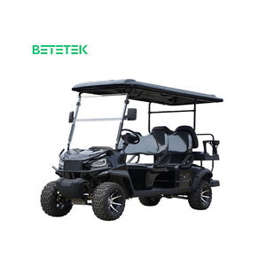 Carrito de Golf Eléctrico Personalizado de 6 Plazas, Mini Vehículo Tipo Tramvay con Carro de Caza para Caminos Privados - Product Image 1