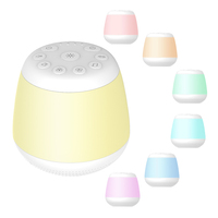 Veilleuse HiFiD W16MAX 8 sons apaisants pour chambre à coucher, machine à bruit blanc sans fil, sons de pluie pour se détendre