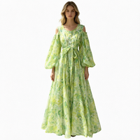 Robe de plage mi-longue décontractée à imprimé floral et empiècements, nouvelle collection printemps-été pour femme, avec ceinture de créateur, idéale pour les fêtes