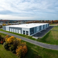 Bâtiment en acier avec espace de bureau pour entrepôt, usine, atelier et opérations industrielles