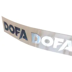 Creating High Quality Customized 3D Stickers Gold Foil And Waterproof Transfer Metal Labels Silver UV Stickers OEM Logo