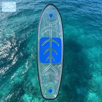 Kit complet de SUP de pêche transparent avec fonction photomaton, vente en gros directe d'usine de Chine, Lumark anti-rayures