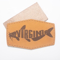 Fabricant d'étiquettes en cuir véritable véritable avec logo laser personnalisé Accessoires pour vêtements Patches en denim