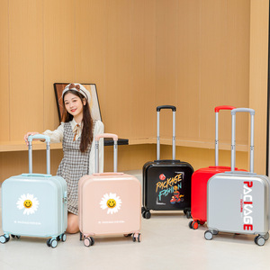 Mini Maleta Ligera de 19 cm con Ruedas Giratorias y Candado, Equipaje de Viaje para Mujer, Color Sólido, Primavera 2025 - Product Image 4