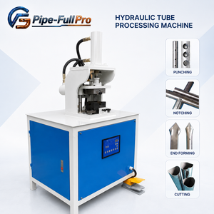 Machine de traitement des tubes hydrauliques, équipement de découpe, de poinçonnage et de formage des extrémités pour la fabrication de tubes métalliques - Product Image 1