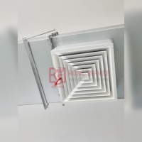 Outils de ventilation Royal HVAC Climatiseur Diffuseur de plafond Système de modulateur d'air frais Déflecteur de flux d'air suspendu au plafond