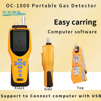 Détecteur de gaz portable OC-1000 avec échantillonnage par pompage, analyseur de gaz CH3Br PH3 avec stockage de 100 000 groupes de données pour sites de fumigation, IP65