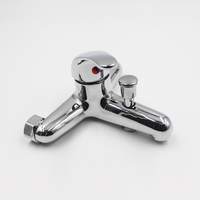 Pommeau de douche à main pluie chromé à 3 jets ensemble combiné d'articles sanitaires haute pression avec inverseur pour robinets de lavabo bidet de salle de bain