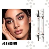 Stylo à points double tête hautement personnalisable, facile à utiliser, séchage rapide, imperméable, vegan, pour le maquillage des yeux