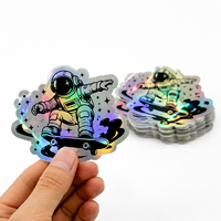 Pegatinas de Vinilo Personalizadas con Corte a Troquel, Impresión de Etiquetas Adhesivas Impermeables, Diseño de Logotipo de Empresa, Pegatinas Holográficas de Dibujos Animados, Pegatinas Personalizadas para Velas