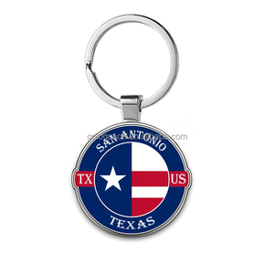 Fábrica personalizada <span class=keywords><strong>en</strong></span> relieve <span class=keywords><strong>San</strong></span> <span class=keywords><strong>Antonio</strong></span> City River Walk Alamo <span class=keywords><strong>Texas</strong></span> States Souvenirs llavero personalizado de Metal <span class=keywords><strong>en</strong></span> forma de corazón llavero - Product Image 3