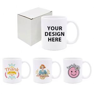 Taza Blanca de Sublimación de 11 oz, la Más Popular del 2025, con Logotipo y Diseño Personalizables, con Caja de Regalo - Product Image 3