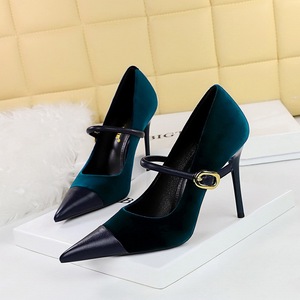 Sandales à talon femme, bout pointu, chaussures de bureau, nouvelle conception, talons hauts fantaisie - Product Image 5