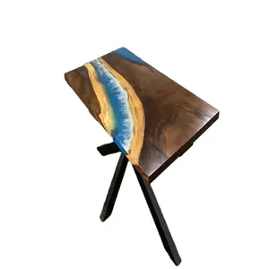 小売および卸売用のカスタマイズされた無垢材テーブル利用可能なさまざまな色と木の種