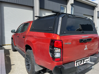 Aluminum Pickup Hardtop Canopy with Side Window for Mitsubishi L200 Triton 2019-2026 Double Cab Waterproof Lockable