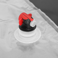 Distributeur de vin aseptique réutilisable et écologique de 1L, 3L, 5L, 10L, 20L avec valve, scellable à chaud, en boîte, pour vin, jus et eau