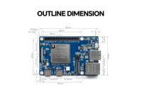 Carte de développement haute performance VIEWE ESP32-P4-Pi-VIEWE avec ESP32-P4 et ESP32-C6 WIFI6 BLE5 Dual RISC-V