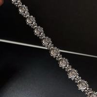 Bracelet et collier SANYI en or massif 18 carats certifié IGI, diamant rond brillant de taille princesse fantaisie cultivé en laboratoire, pour hommes et femmes