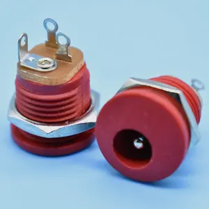 55mm 21mm 25mm 2155 2555 5.5mm 2.1mm 2.5mm Dc güç konektörü 5.5*2.1/2.5mm 3 pin dişi panel montajlı dc soket jack