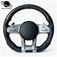 Volant sport en fibre de carbone pour Mercedes-Benz Classe C GLC GLE GLS W204 W205 W211 W213 W212 W222 EQA E550 G63 C63 AMG GT