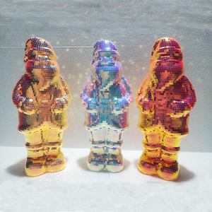 Bola <span class=keywords><strong>de</strong></span> Discoteca Irrompible <span class=keywords><strong>de</strong></span> PET Chuang <span class=keywords><strong>De</strong></span>, Decoración Navideña <span class=keywords><strong>de</strong></span> Papá Noel, Brillante y Colorida para Mesa <span class=keywords><strong>de</strong></span> Navidad - Product Image 2