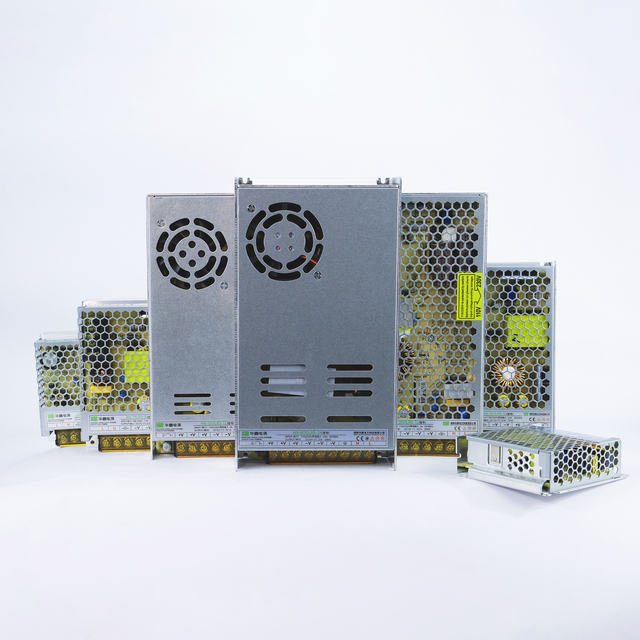 WHOOSH LRS Series AC-DC 12V/24V/48V Industrial Power Supply Short Circuit Overload Protections for LED Lighting