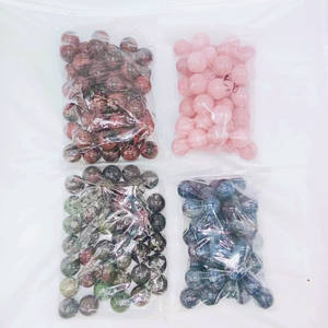 Vente en gros de sphérels en cristal naturel, plusieurs pierres précieuses naturelles, géomancie, pierre naturelle de guérison pour la décoration - Product Image 6