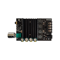 WUZHI AUDIO ZK-XPS 150Wx2 haut-parleur amplificateur carte son Module 2.0 double canal StereoTDA7498E dissipateur de chaleur