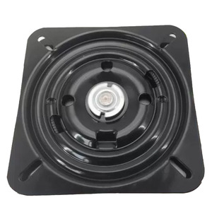 GSJNHY Piastre girevoli quadrate di ricambio per sedia da bar, base girevole a 360 gradi, base girevole da 12,7 cm, piastra girevole per sedia da bar (12 ,7 cm