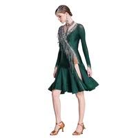 L-18242 norme Nationale costume de danse Latine robe seau personnalisé cowboy robe adulte compétition féminine robe de danse Latine