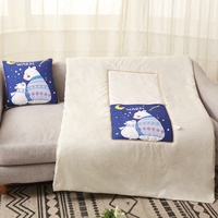 Taie d'oreiller pliable de haute qualité, couverture d'oreiller Portable de voyage en avion