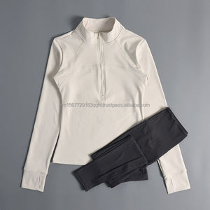 Unisex Soccer Jersey Half-Zip Sports Top Elastic Training Printed Anti-Uv Breathable Quick Dry Long Sleeve Set Spring Autumn - Product Image 6